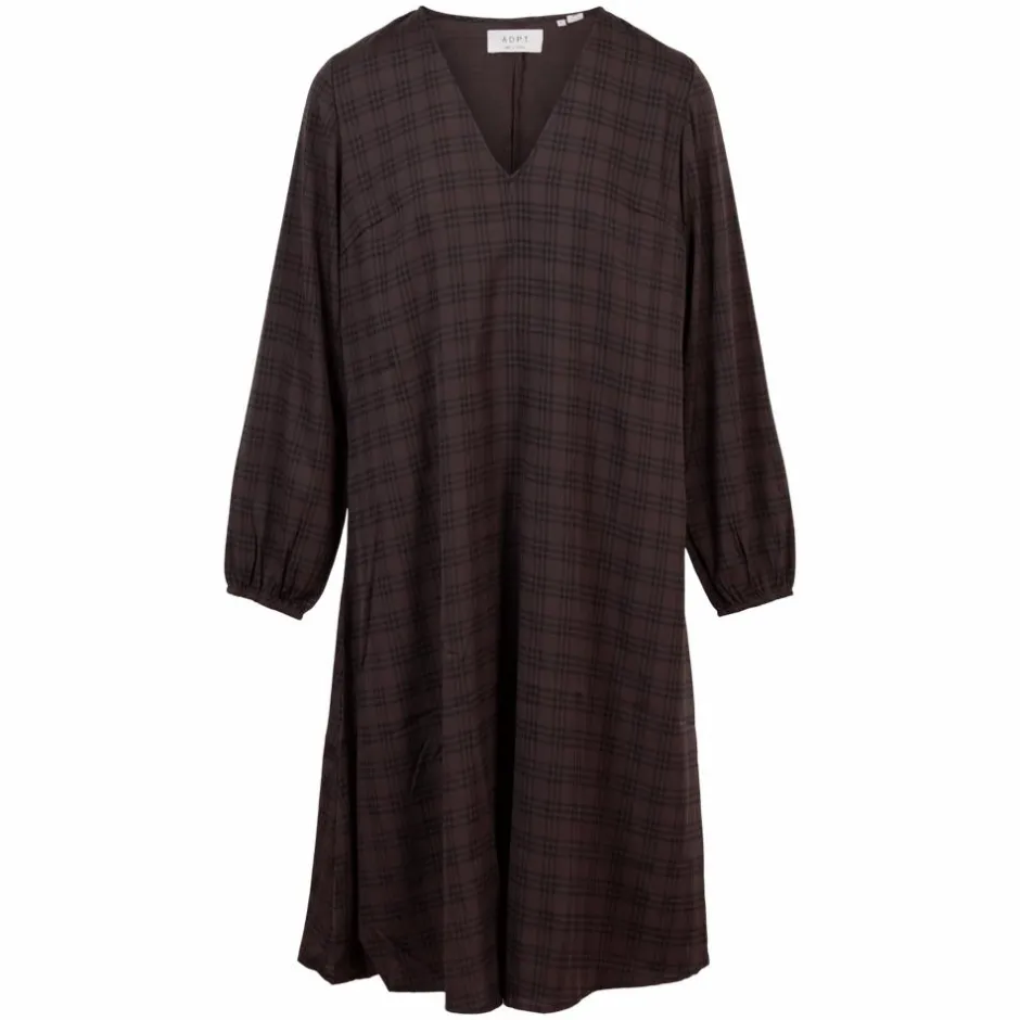 Outlet ADPT Dame Kjole - Turkish Coffee