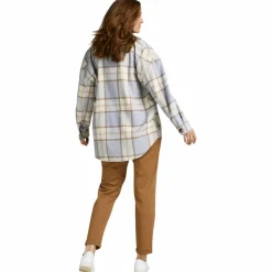 Hot ADPT Dame Skjorte - Light Grey Melange