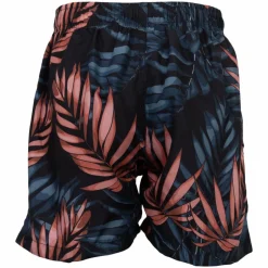 Clearance Anyway Børne Badeshorts - Black/Leaves