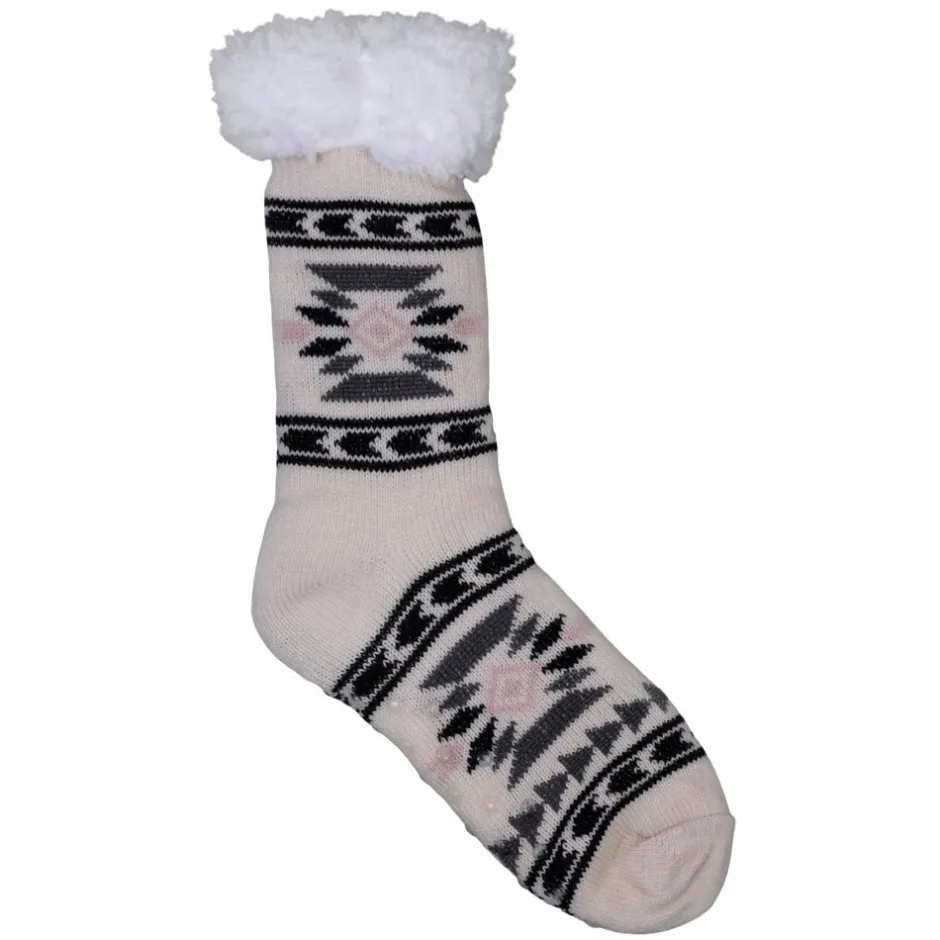 Sale Anyway Dame Strømper m. fleece - Hvid