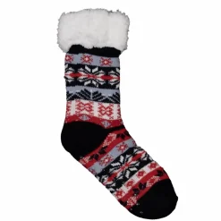 Discount Anyway Unisex Strømper m. fleece - Navy-Rød