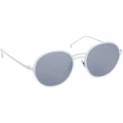 New AYM Yael Unisex Solbriller - White/Silver