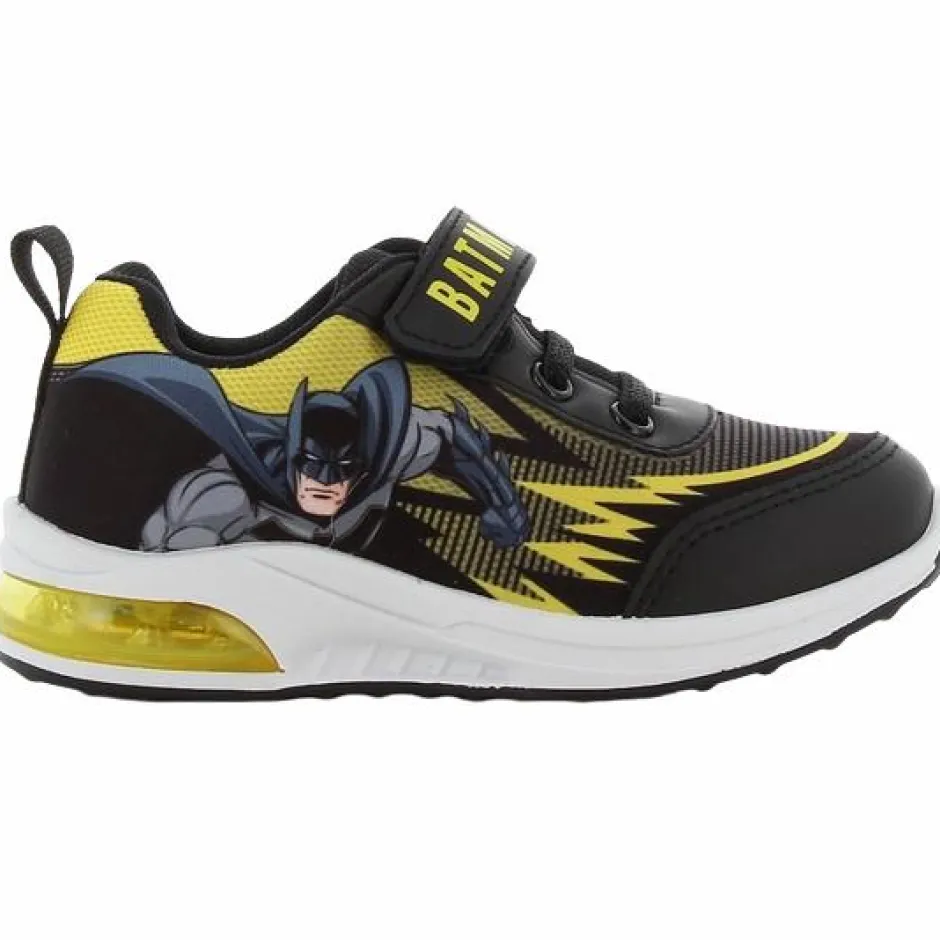 Best NN Batman Drenge Sneakers m. blink - Sort/gul