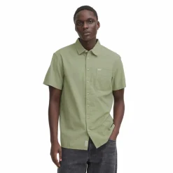 Clearance Blend Alke Herre Kortærmet skjorte - Oil Green