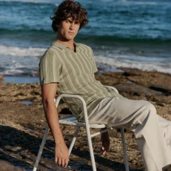 New Blend Amos Herre Polo - Oil Green