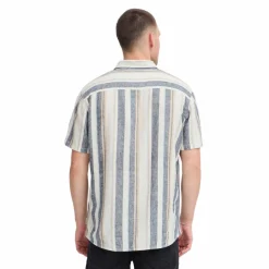 Outlet Blend Bobby Herre Kortærmet skjorte i hørmix - Snow White