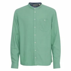 Clearance Blend Bobby Herre Skjorte i hørmix - Malachite Green