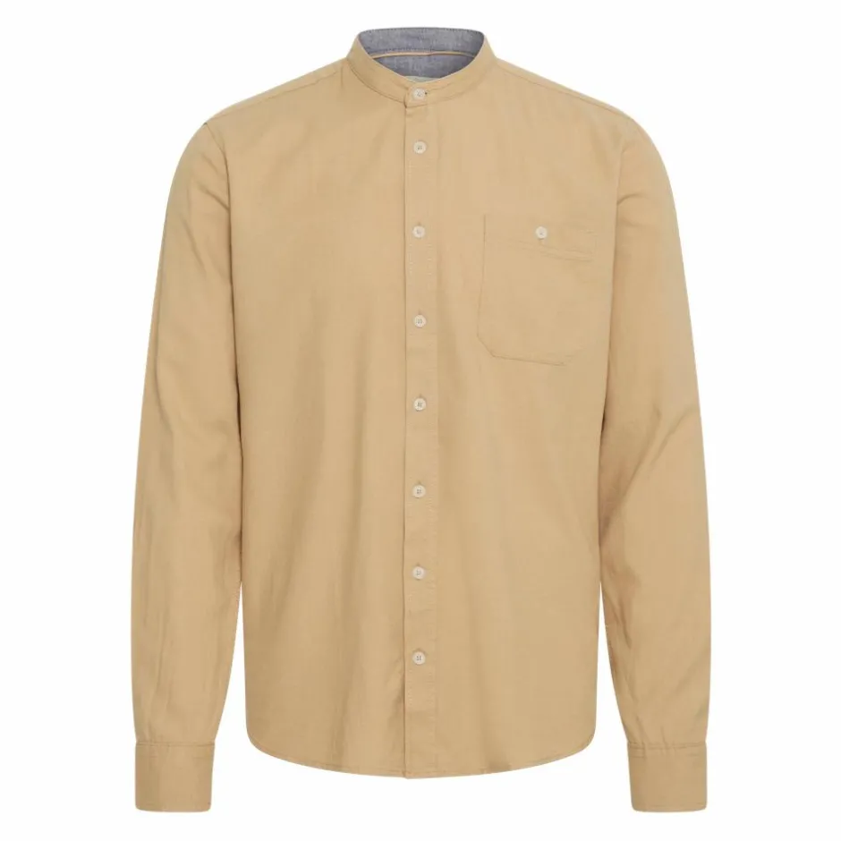 Blend Bobby Herre Skjorte i hørmix - Cornstalk