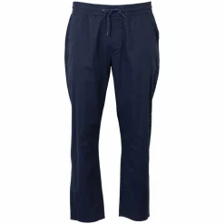 Hot Blend Herre Bukser i hørmix - Dress Blues