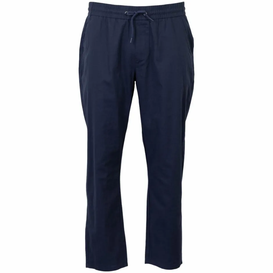 Hot Blend Herre Bukser i hørmix - Dress Blues