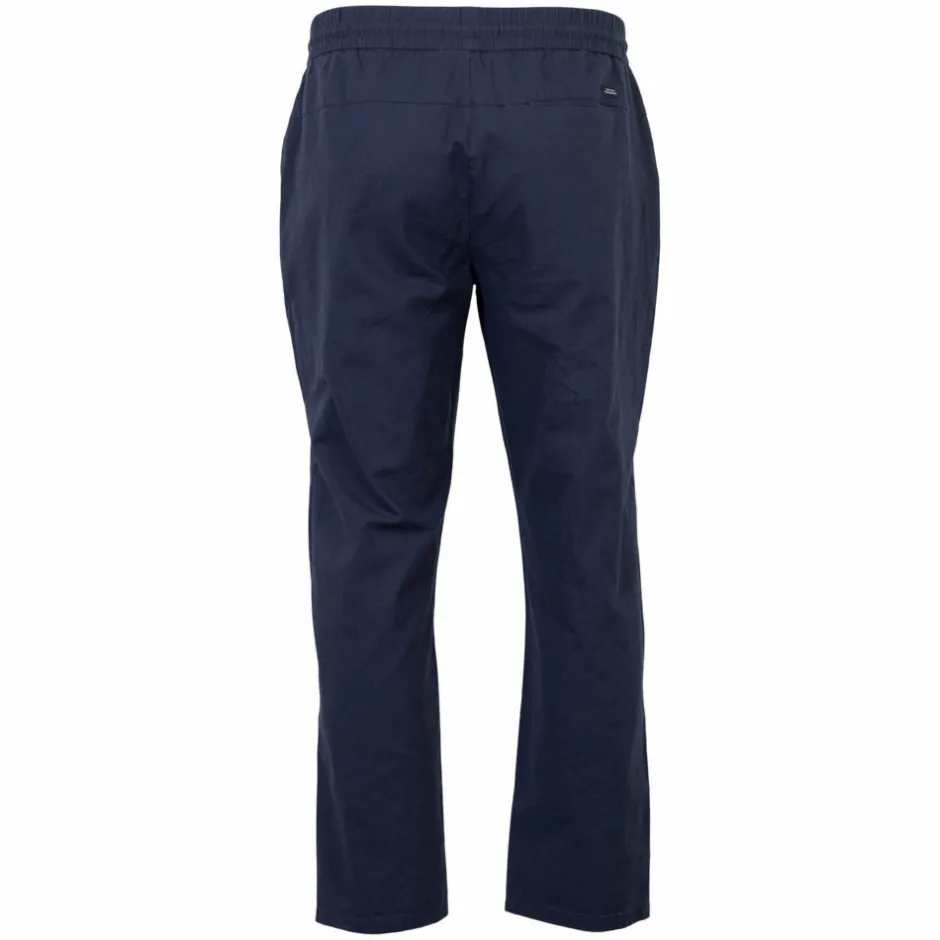 Hot Blend Herre Bukser i hørmix - Dress Blues