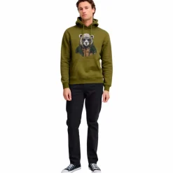 Hot Blend Herre Hættetrøje - Capulet Olive