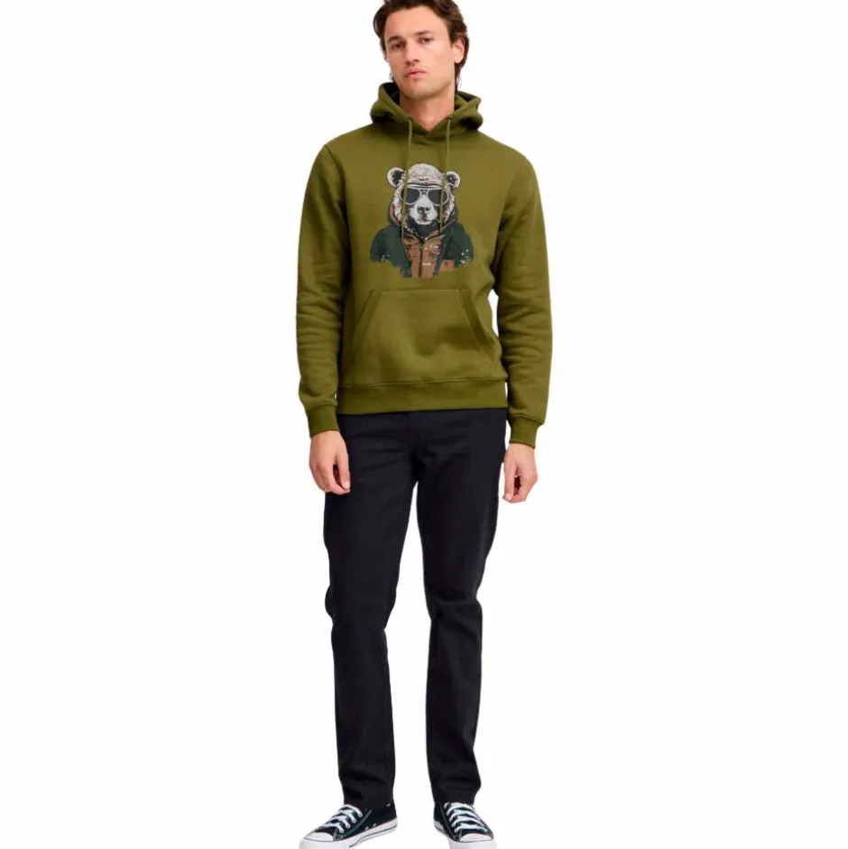 Hot Blend Herre Hættetrøje - Capulet Olive