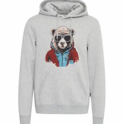 New Blend Herre Hættetrøje - Stone Mix