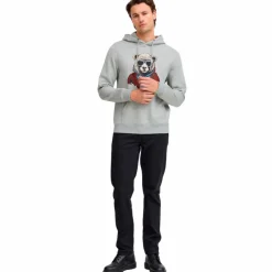 New Blend Herre Hættetrøje - Stone Mix