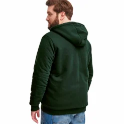 Hot Blend Herre Hættetrøje Plus Size - Deep Forest