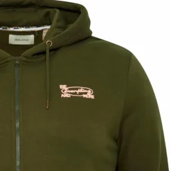 Outlet Blend Herre Hættetrøje Plus Size - Forest Night