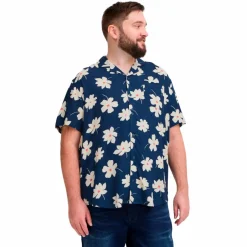 Best Blend Herre Kortærmet skjorte - Dress Blues