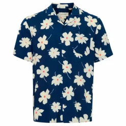 Best Blend Herre Kortærmet skjorte - Dress Blues