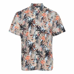 Clearance Blend Herre Kortærmet skjorte - Black