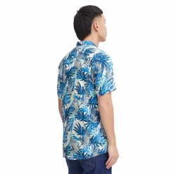 New Blend Herre Kortærmet skjorte - Dress Blues