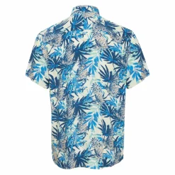 New Blend Herre Kortærmet skjorte - Dress Blues