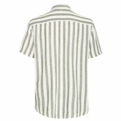 Clearance Blend Herre Kortærmet skjorte - Duck Green