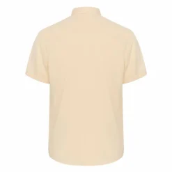 Best Blend Herre Kortærmet skjorte - Bleached Sand