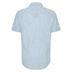 Best Blend Herre Kortærmet skjorte - Nebulas Blue