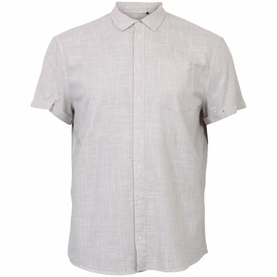 Hot Blend Herre Kortærmet skjorte Plus Size - Crockery