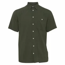 Hot Blend Herre Kortærmet skjorte - Forest Night