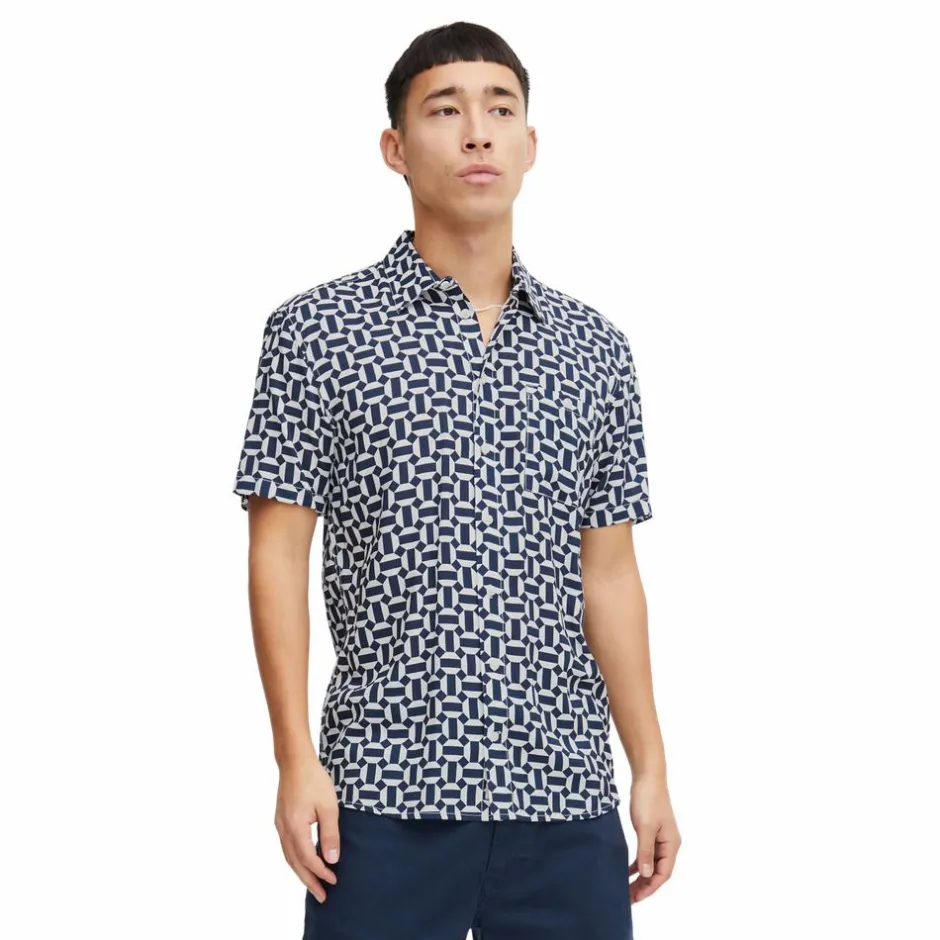 Sale Blend Herre Kortærmet skjorte - Snow White