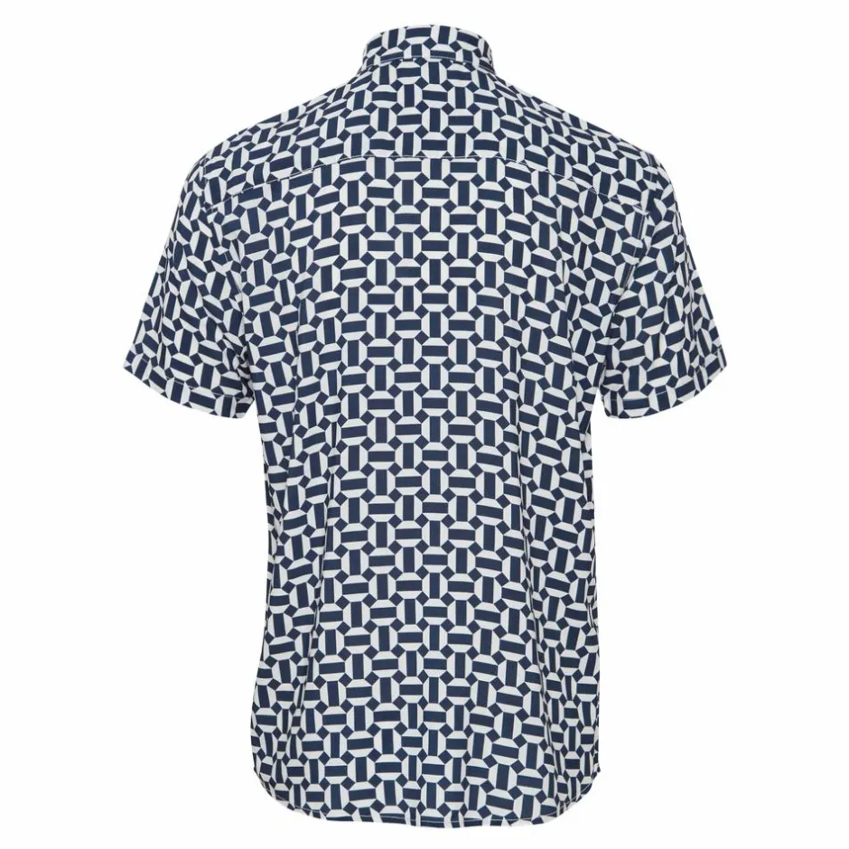 Sale Blend Herre Kortærmet skjorte - Snow White