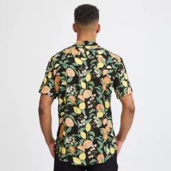 Outlet Blend Herre Kortærmet skjorte - Black