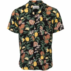 Outlet Blend Herre Kortærmet skjorte - Black