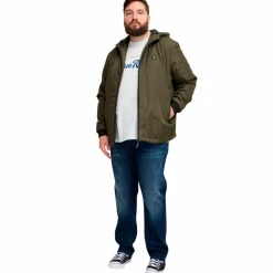 Hot Blend Herre Overgangsjakke Plus Size - Forest Night