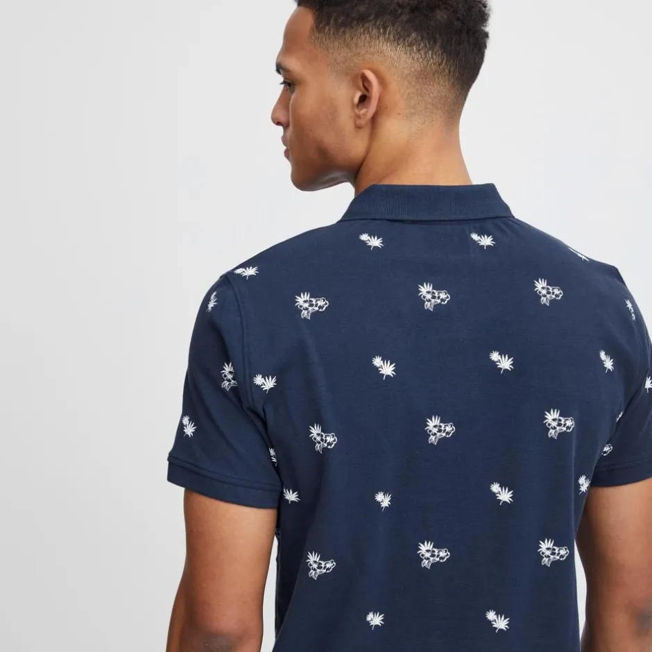 Outlet Blend Herre Polo - Dress Blues