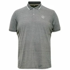 Clearance Blend Herre Polo Plus Size - Black