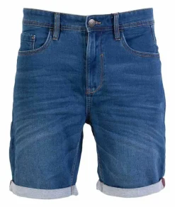 Hot Blend Herre Shorts - Denim middle blue