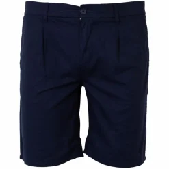 Discount Blend Herre Shorts i hørmix Plus Size - Dress Blues