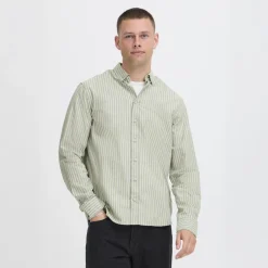 Sale Blend Herre Skjorte - Oil Green
