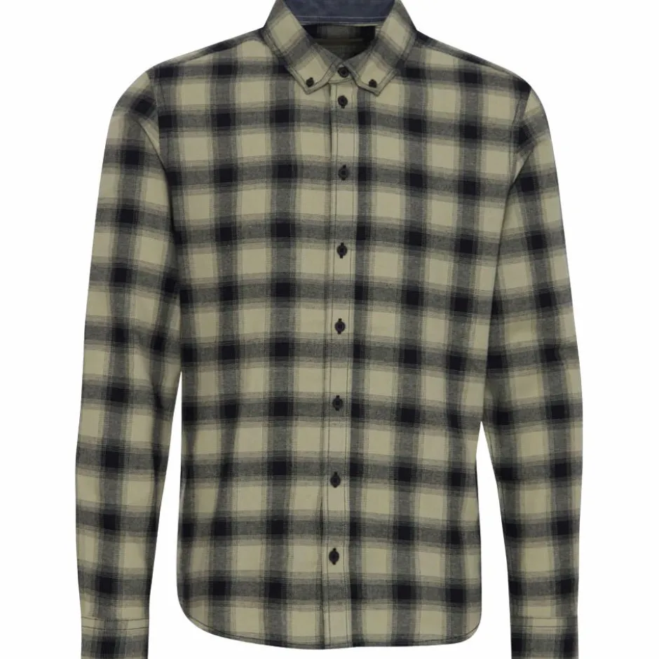 Hot Blend Herre Skjorte Plus Size - Black