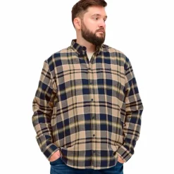 Hot Blend Herre Skjorte Plus Size - Dress Blues