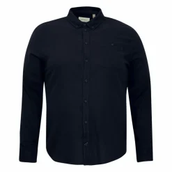 Clearance Blend Herre Skjorte Plus Size - Black