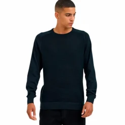 Clearance Blend Herre Striktrøje - Black