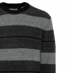 Discount Blend Herre Striktrøje - Black