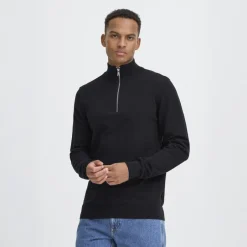 Outlet Blend Herre Striktrøje - Black Beauty