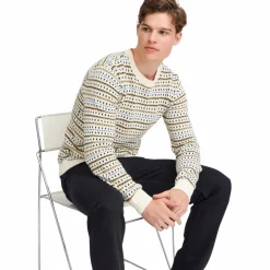 Online Blend Herre Striktrøje - Vanilla Ice