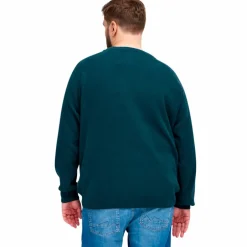 Discount Blend Herre Striktrøje Plus Size - Orion Blue