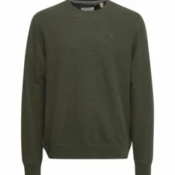 Hot Blend Herre Striktrøje Plus Size - Forest Night